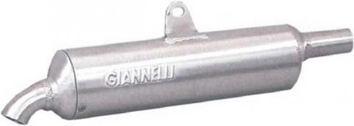 Silencieux d échappement aluminium ovale GIANNELLI pour moto 2 temps 14016 Neuf