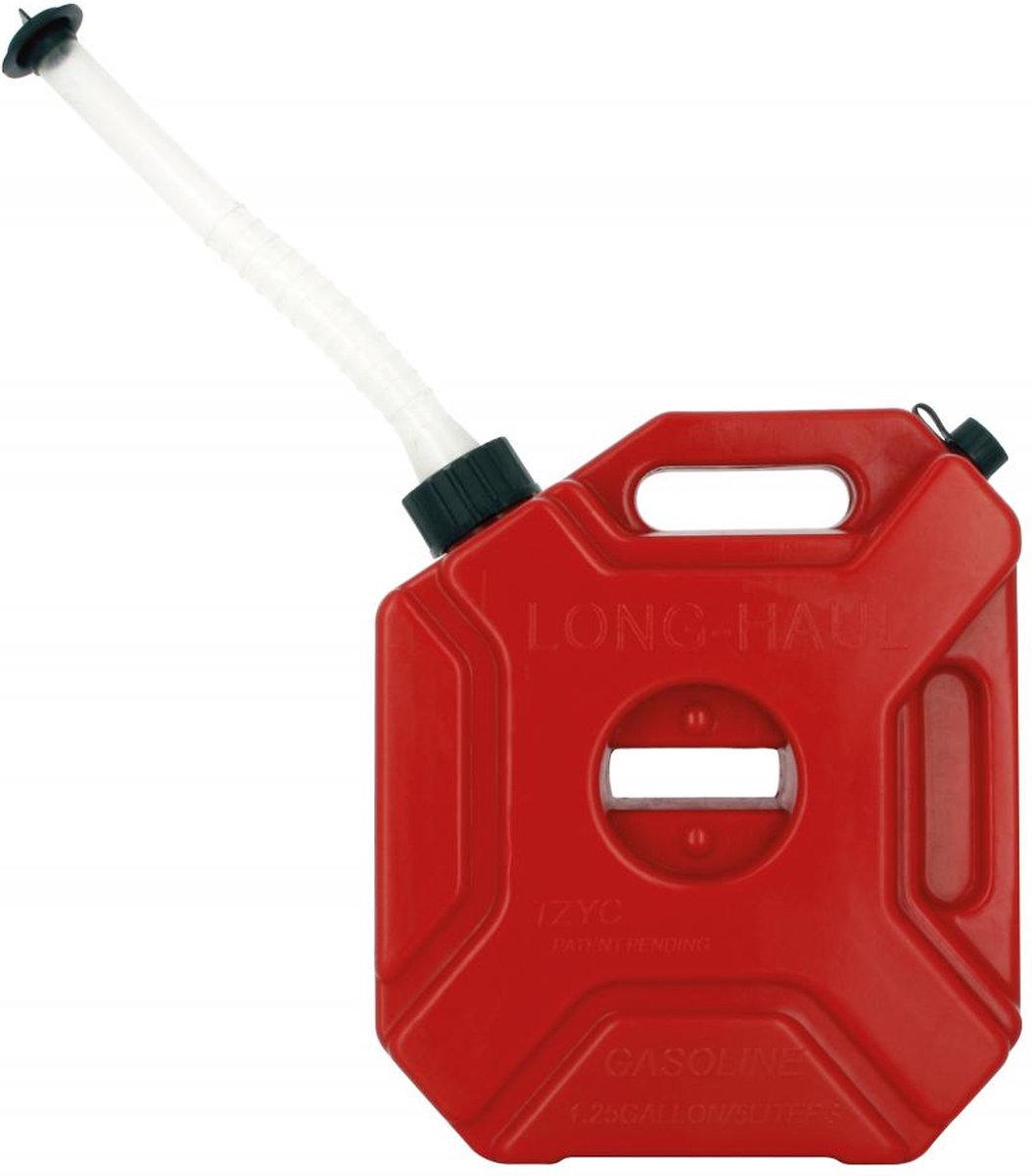 Bidon jerrycan plastique rouge 5L essence carburant S-Line pour quad 4x4 auto