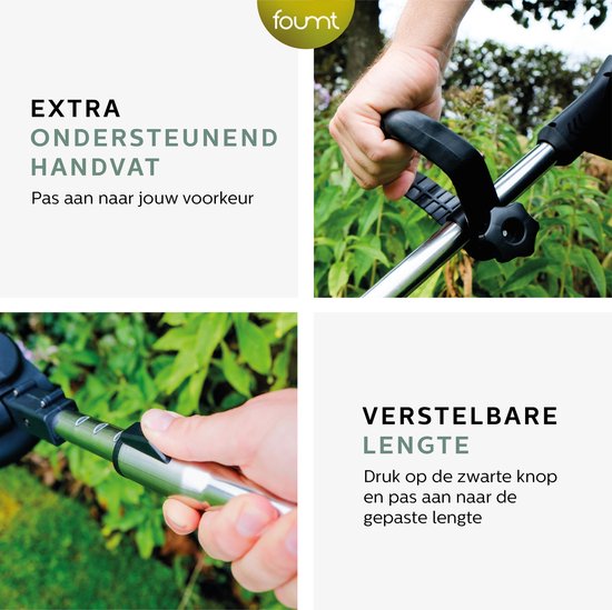 Mardin Kantenmaaier - Grastrimmer - Bosmaaier - Incl. 2 accu's en lader - Zwart/Groen