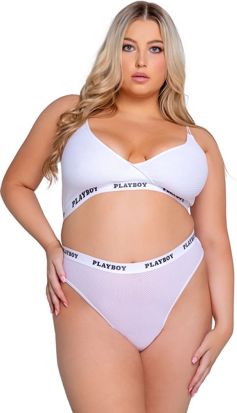 playboy-lifestyle-2-delige-lingerie-set-curvy-wit-bol