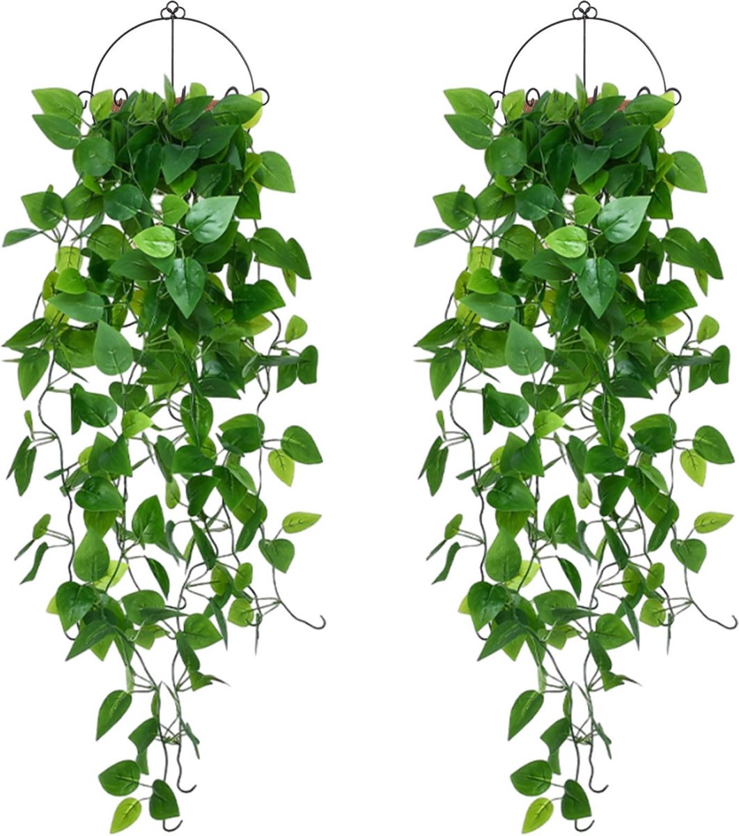 Goodivery ® Kunstmatige Hangende Groene Efeuplanten voor Binnen en Buiten, Perfect voor Decoratie