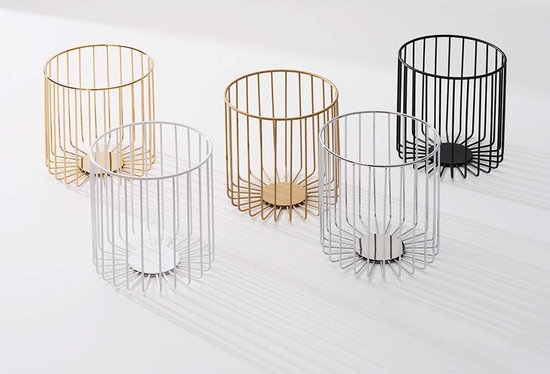 Afvalkorf - DW 220, chroom.