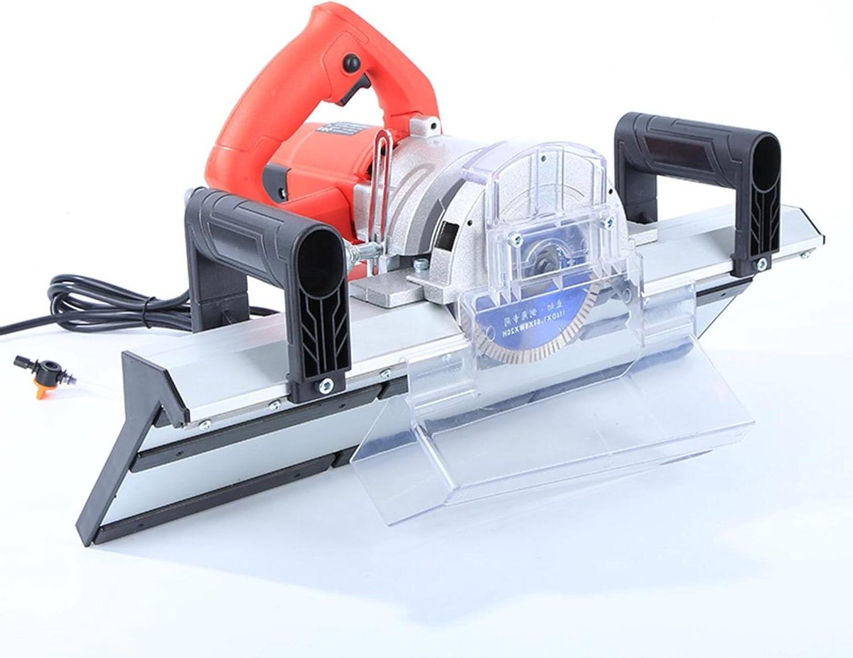 Elektrische Tegelafkantsnijder 45 Graden 13000 RPM 1200 W - Zaagsnijder - Hoge Sterkte - 12 V Waterpomp - Minder Stofontwerp - EU-stekker