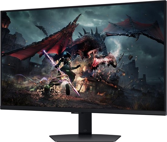Samsung Odyssey G5 G50D - LED-monitor - 32" - 2560 x 1440 QHD @ 180 Hz - IPS - 350 cdm² - 1000:1 - DisplayHDR 400 - 1 ms - HDMI, DisplayPort - zwart