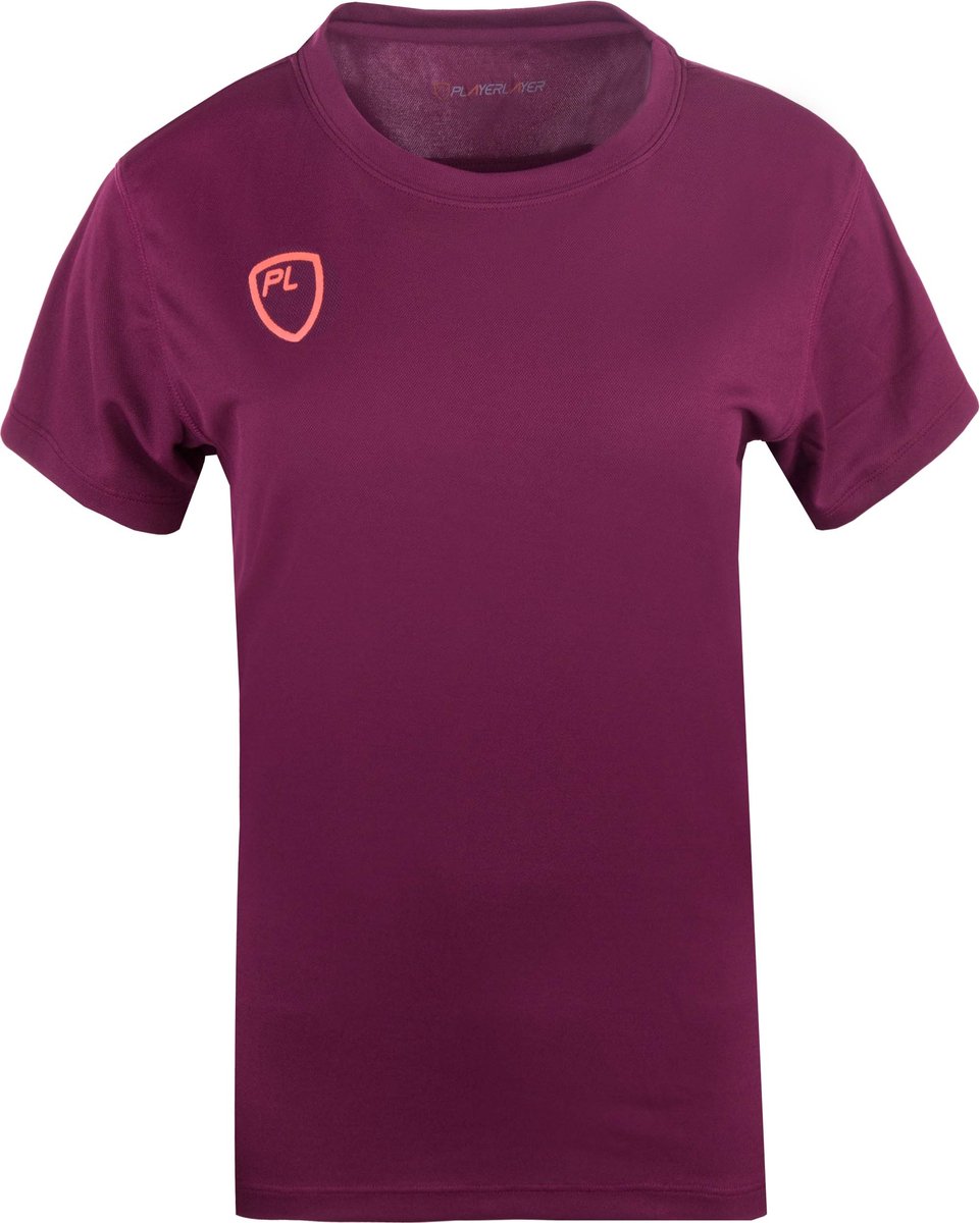 Kinder T-shirt Playerlayer Victory Tee Maroon Burgundy - 128