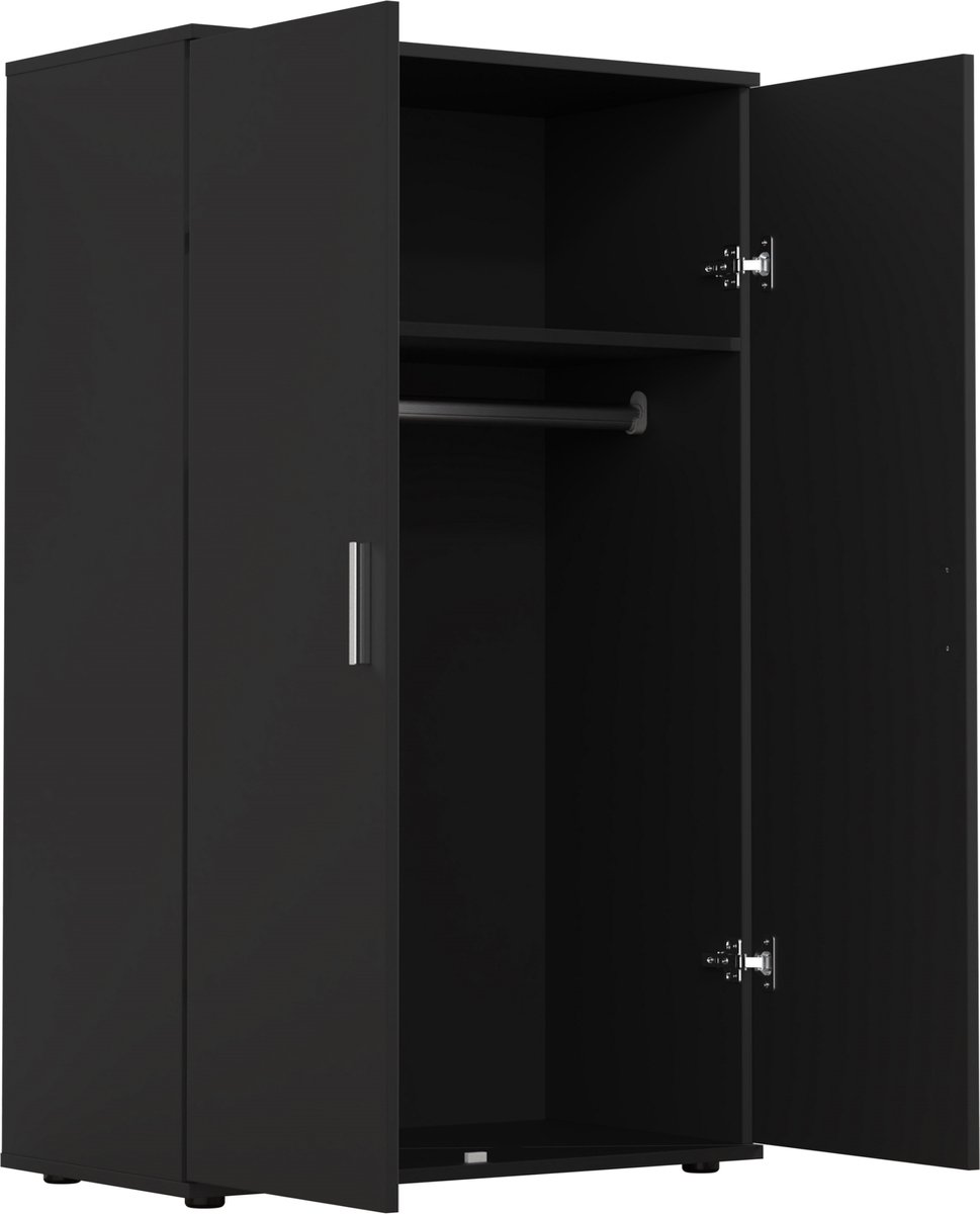 Kledingkast kinderkamer - hanggedeelte en legplank - 120 cm hoog