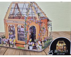 Crafts & Co - Miniatuurhuisje DIY - flower boutique - bloemen shop