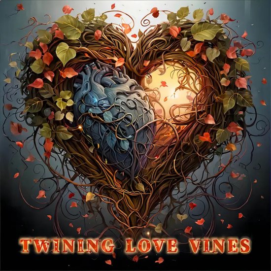 Love Vines Kleurboek – Kleurboek Bloemen En Harten – Romantisch kleurboek – Kleurboek Liefde – Kleurboek Volwassenen – Romantische Kleurplaten – Kleurboek Met Hartvormen – 20x20cm – 20 Kleurplaten