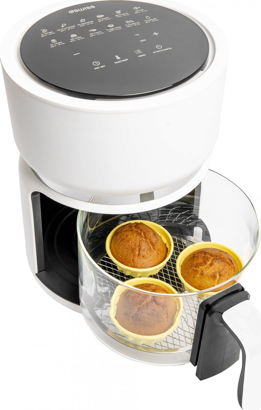4SWISS Heteluchtfriteuse ABB-G24 3L Wit 1200W - 4SWISS - €79,00