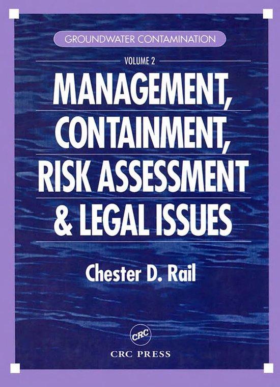 Groundwater Contamination, Volume II - cover