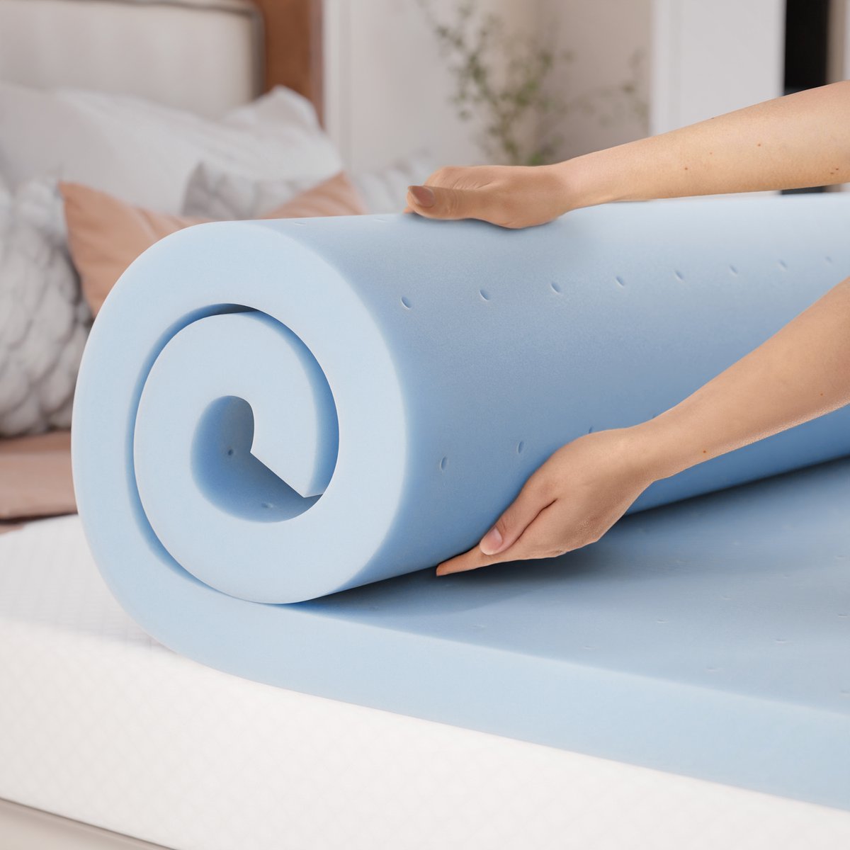 CozySense CozySense 180x200 Traagschuim Topper - afbeelding 4
