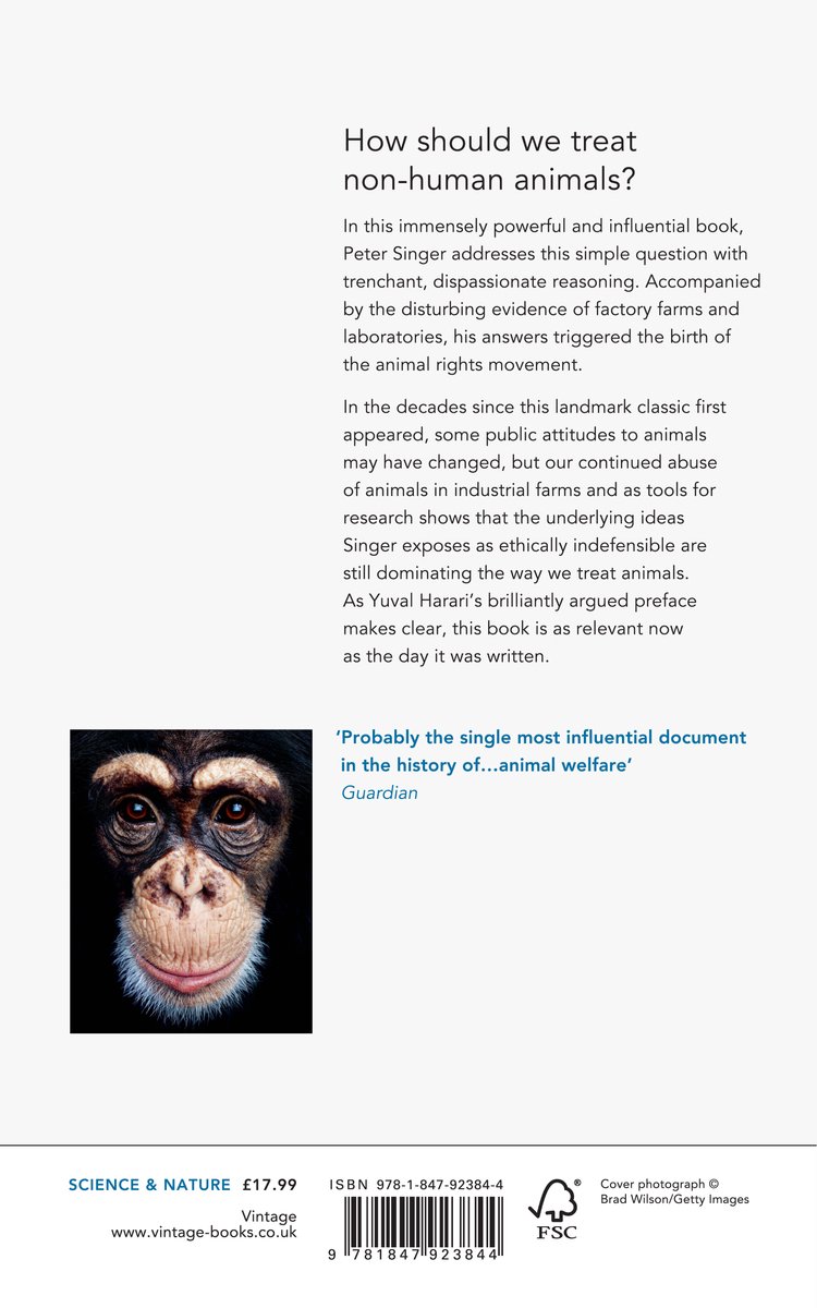 Animal Liberation - back cover