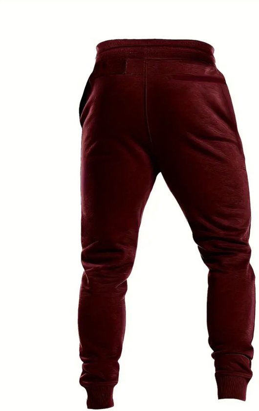 Pantalon d'entraînement Livano pour homme - Pantalon de sport - Pantalon d'entraînement long - Survêtement - Vêtements de sport - Rouge - XL