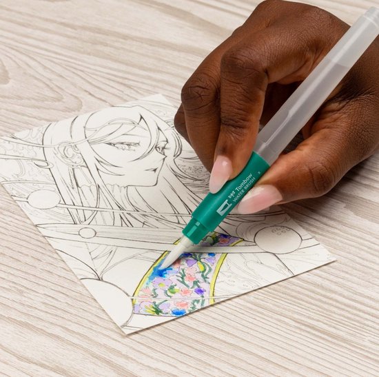 Tombow ABT Dual Brush Pen set 6 pcs Manga Lune