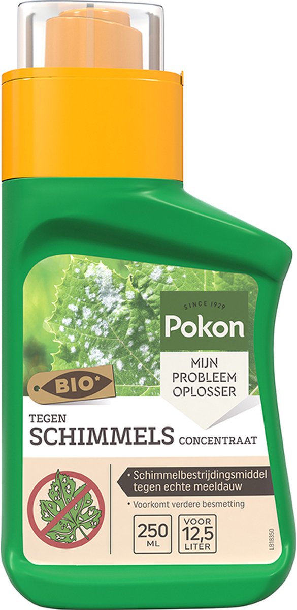 Pokon Bio tegen Schimmels - Concentraat - 250ml - Spuitzwavel - Meeldauw bestrijdingsmiddel - Voldoende voor 125m²