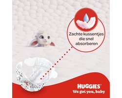 Huggies® Little Movers baby luiers, Maat 5 (11 tot 25 kg), 126 luiers met Disney© designs, Giga pack