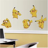 Pokémon Pikachu muurstickers set