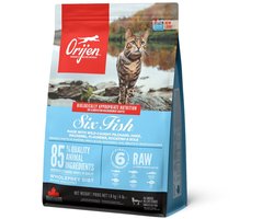 Orijen Whole Prey Six Fish Cat Sardines&Heek - Kattenvoer - 1.8 kg