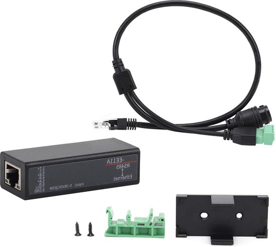 RS485 RS422 Converter DTU Hf2211 Adapter Seriële Server RS232 / 485/422 Naar WIFI Ethernet DTU Netwerkcommunicatie 5- 36VDC Netwerkcommunicatie DTU 5-36VDC 5-36VDC Breed Voltage Netwerkapparaat