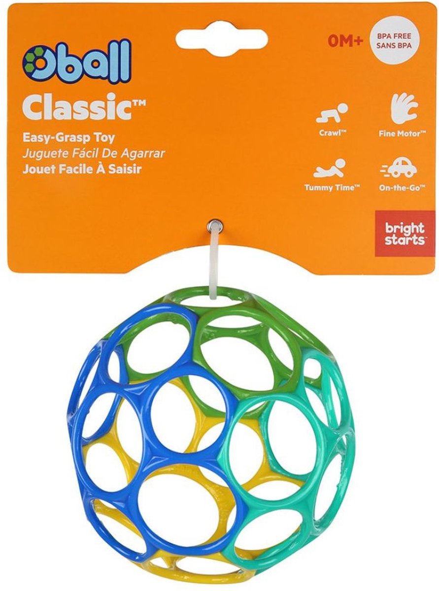 Oball classic babybal blauw/groen - Oball - vanaf 0 maanden — afbeelding 7