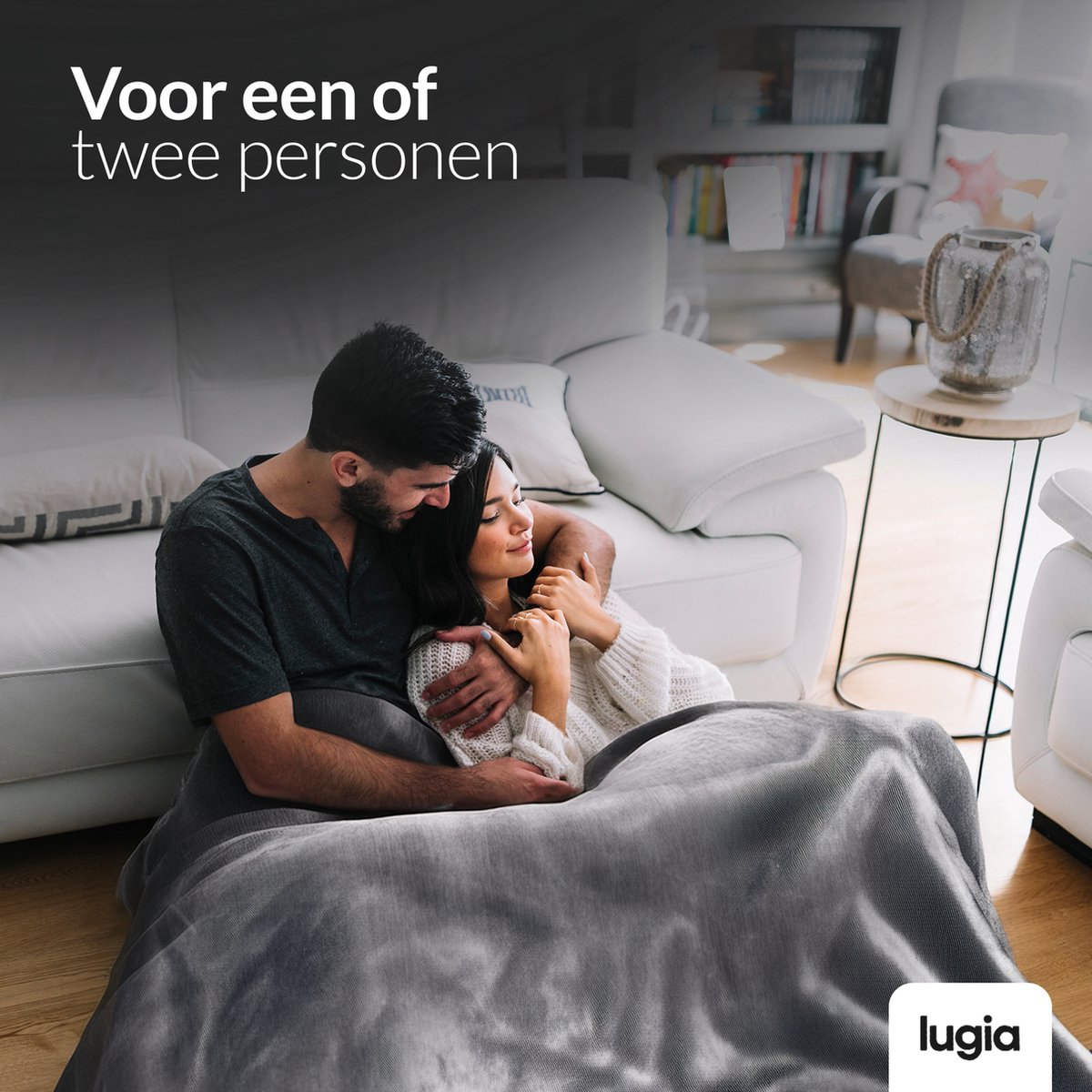 Lugia Elektrische Deken XXL - Bovendeken & Warmtedeken - 180x160 cm - 1 of 2 persoons - 9 Warmtestanden - Fleece - Donkergrijs - (2025) – foto 4