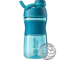 BlenderBottle BlenderBottle ® SportMixer™ Tritan Twist 590 ml BLAUW Shakebeker Shaken zonder klonten en zonder te lekken!