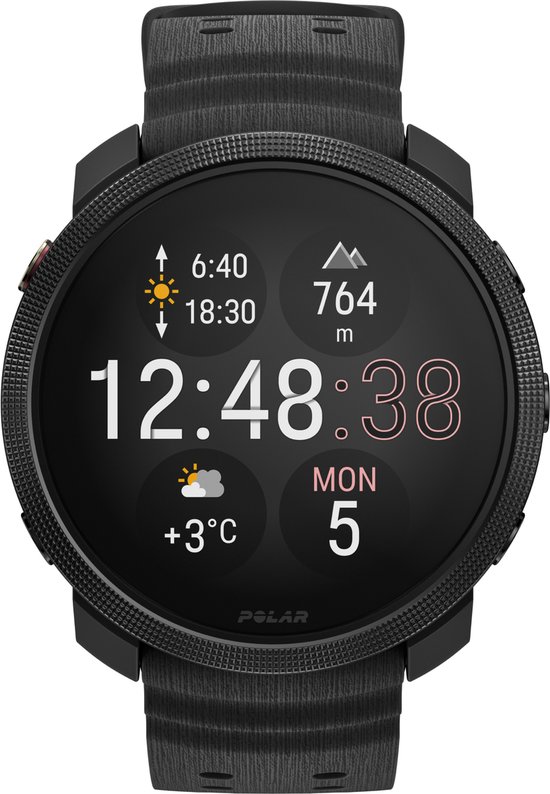 Polar Vantage M3 Multisport Smartwatch – Zwart – S en M/L