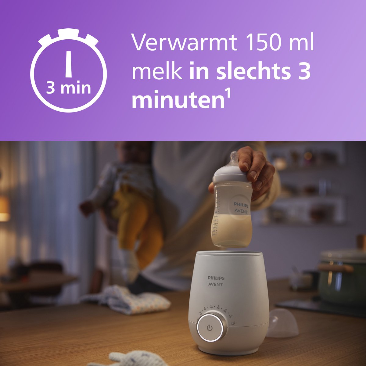 Philips Avent - Premium Elektrische Flessenwarmer thumbnail 6
