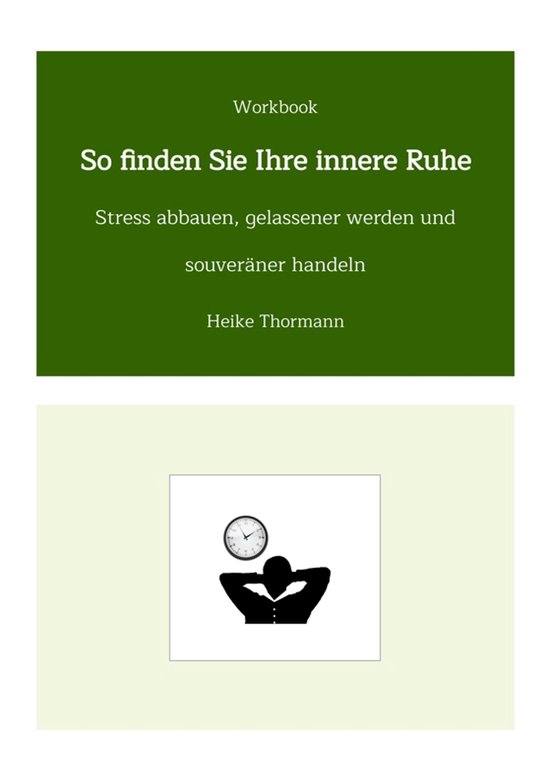 Workbook: So finden Sie Ihre innere Ruhe - cover