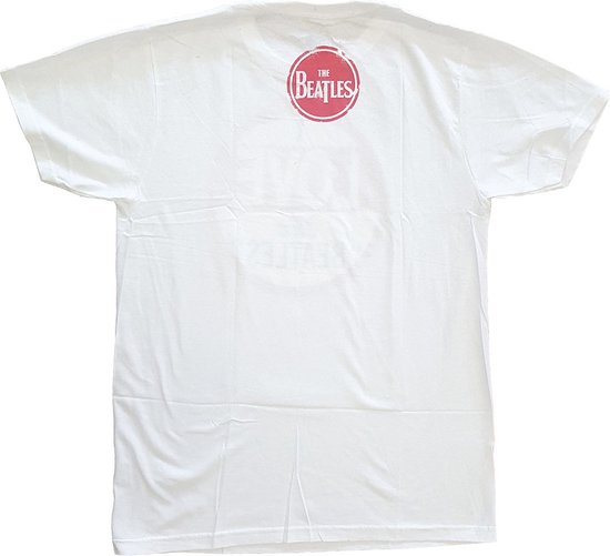 The Beatles - I Love The Beatles Heren T-shirt - L - Wit