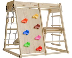 Mini speeltoestel voor kinderen - Met glijbaan - Naturel speeltoestel