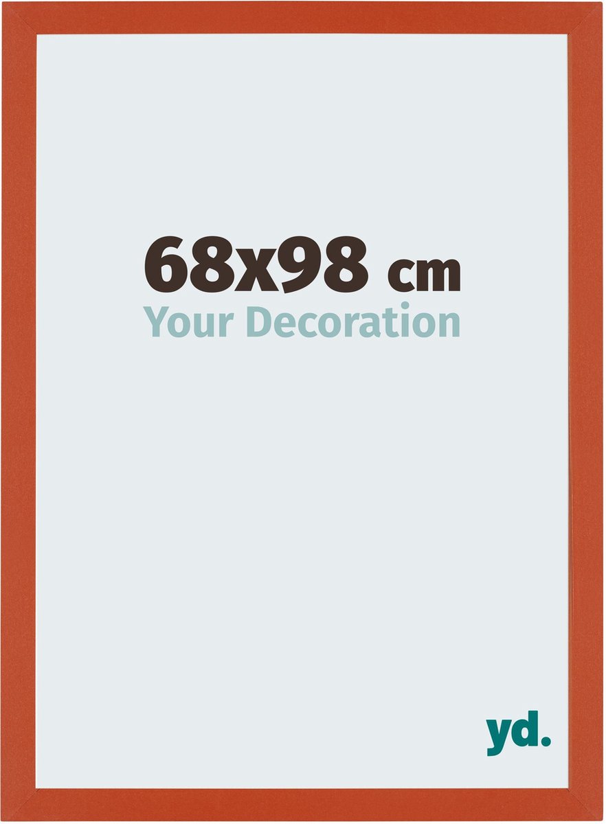 yd. Your Decoration - Fotolijst 68x98 cm - MDF - Oranje - Mura