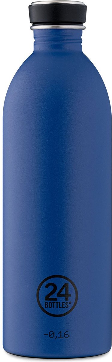24Bottles drinkfles Urban Bottle Ice White 1 liter gerecycled RVS