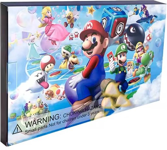 Adventskalender Kerst Feestdagen Super Mario Bros - 24 Dagen Kerstkalender - Uniek Avontuurlijk Cadeau - Kleine Actiefiguren -