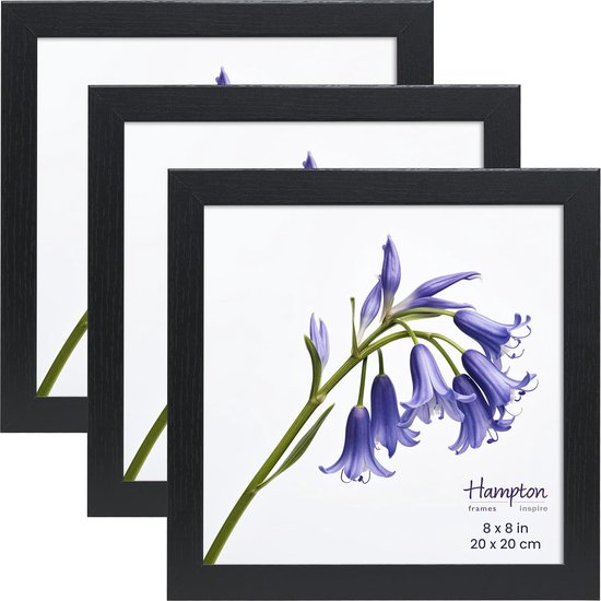 upsimples 3 stuks 30 x 40 fotolijst, 30 x 40 cm fotolijst zwart voor fotogalerij - insteekstrips, horizontale of verticale wandmontage