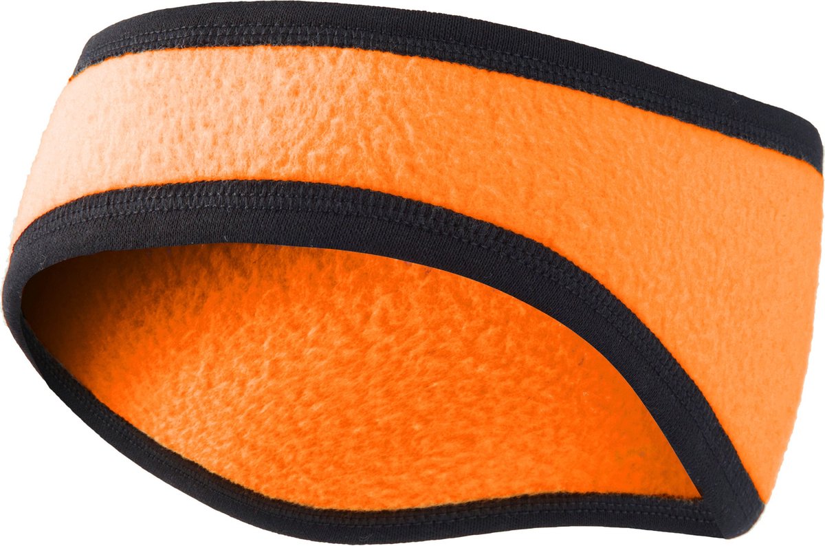 Ladeheid Herren Dames Hoofdband Oorwarmer Fleece Polyester LA-LA40-204-BA – Eén Oranje