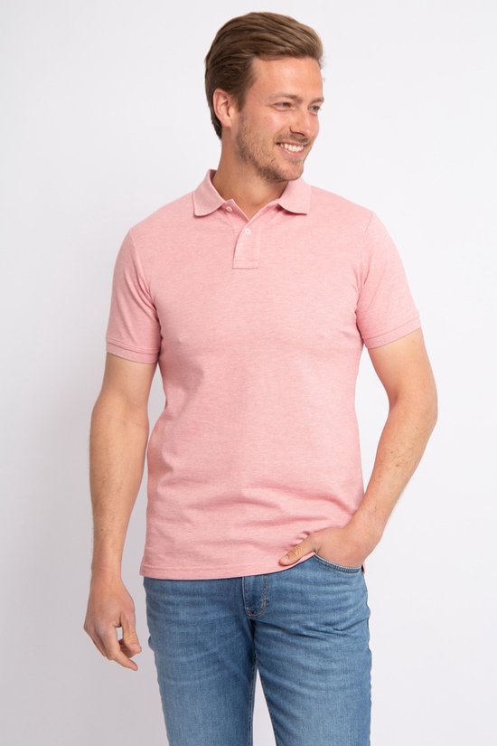 Convient - Polo Mang Rose - Coupe Slim - Polo Homme Taille XL