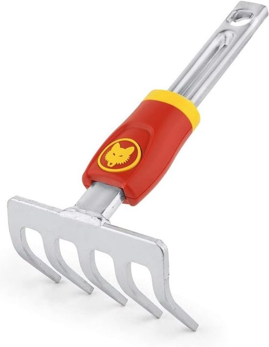 Gereedschap voor het gladmaken van bloembedden hoek van het oppervlak rood gecoat voor