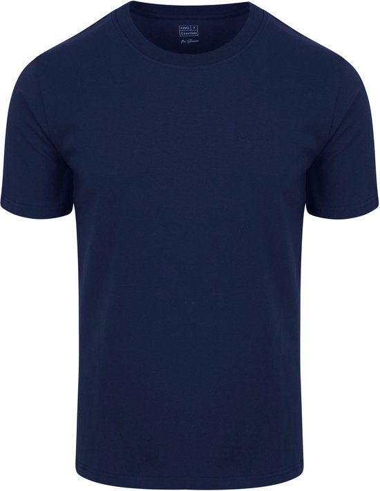 King Essentials The Shawn T-Shirt Navy - Taille M - Homme - T-shirts imprimés