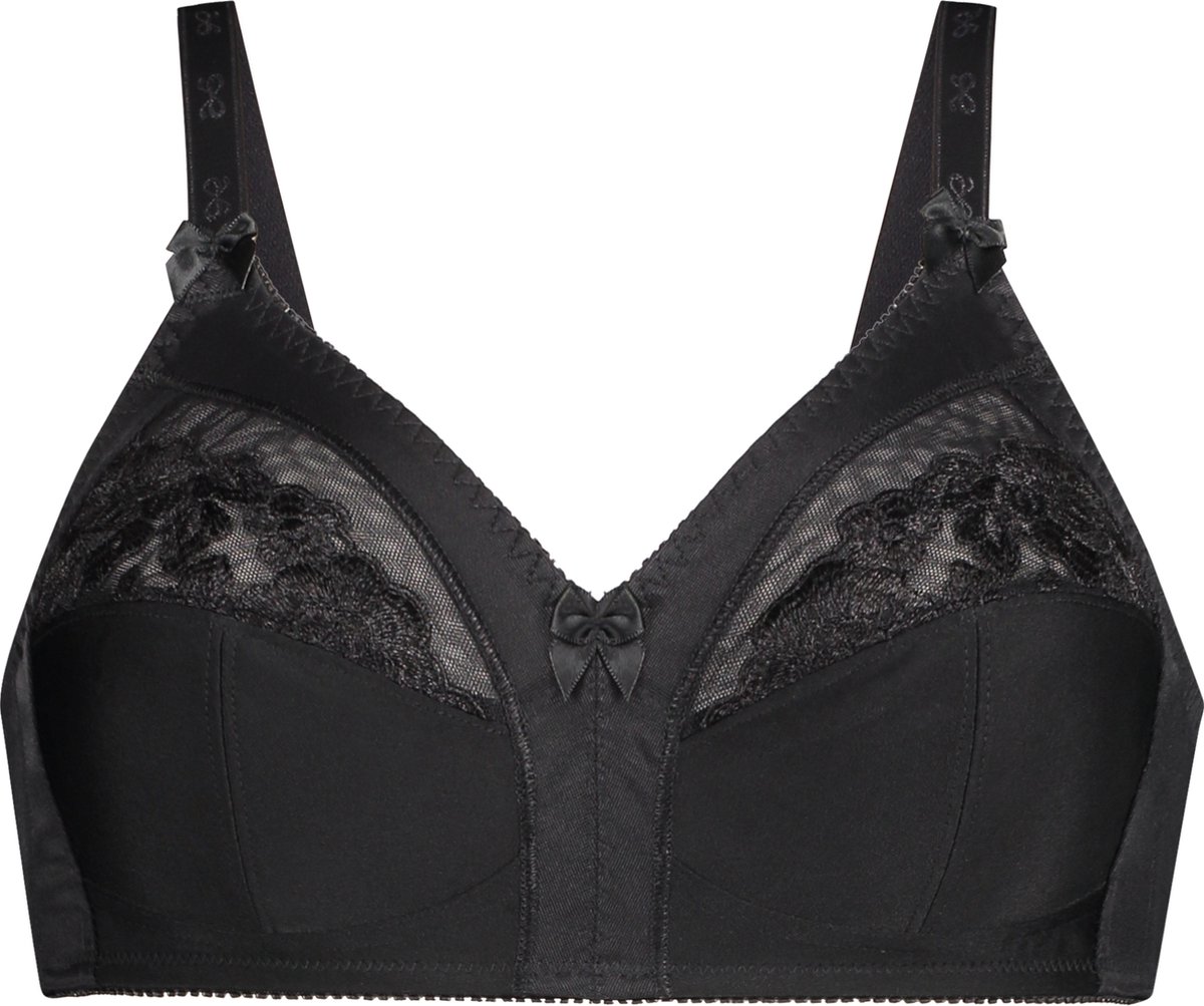 Hunkemöller Dames Lingerie Niet-voorgevormde bh zonder beugel Sara - Zwart