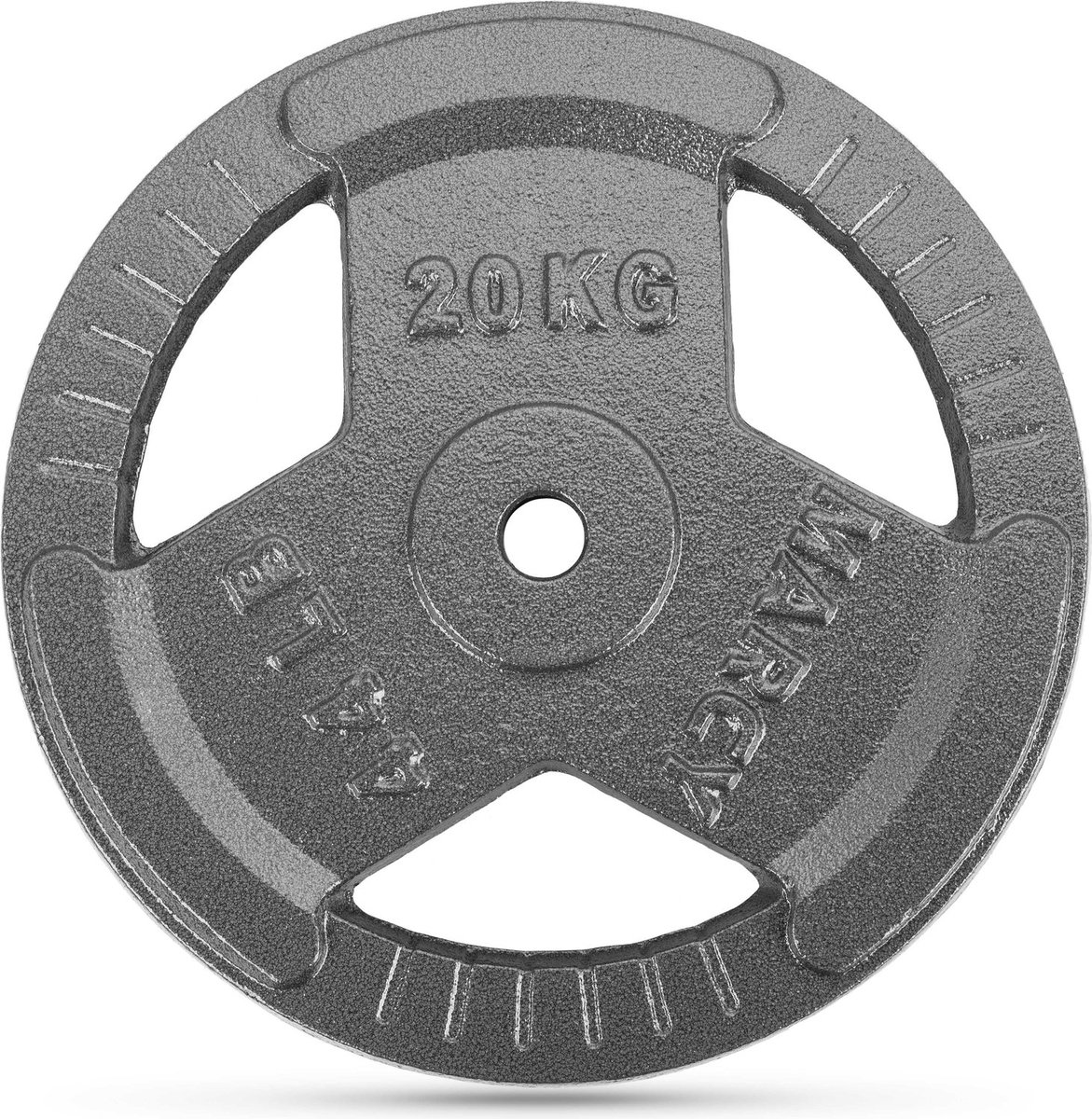 Gymtek® Halterschijf - 20 kg gewichten, ?30 mm - Halterschijven, Krachttraining, Home Gym, Fitness
