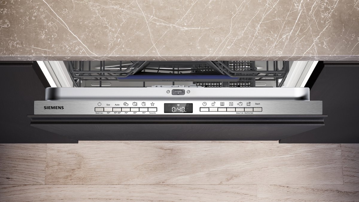 Siemens SN63EX22AE - iQ300 - Inbouwvaatwasser - Volledig integreerbaar - 60 cm - Energielabel A - Home Connect - varioSpeed Plus op je vaat tot wel drie keer zo snel schoon — afbeelding 5