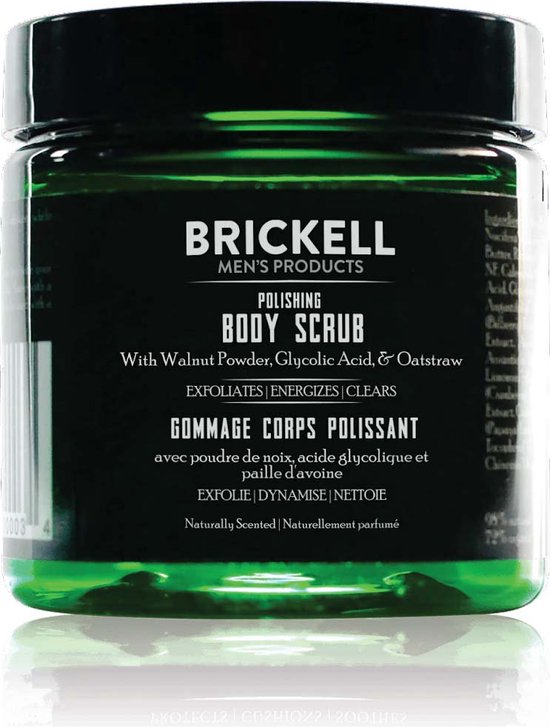 Brickell Men's Polishing Body Scrub 236 ml.