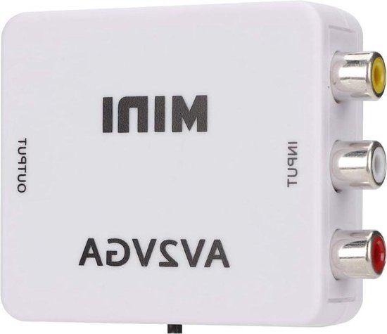 Adaptador Mini Composite Av De 480p A Vga Tv Set Top Video | Cuotas sin