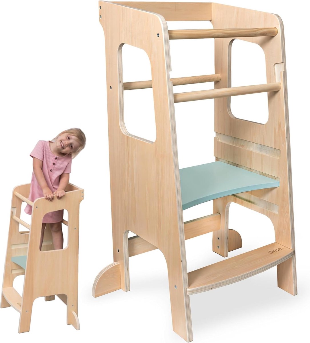 Leertoren - Montessori Leertoren - Learning Tower - Keukenhulp - Kindertrap - Opstapje