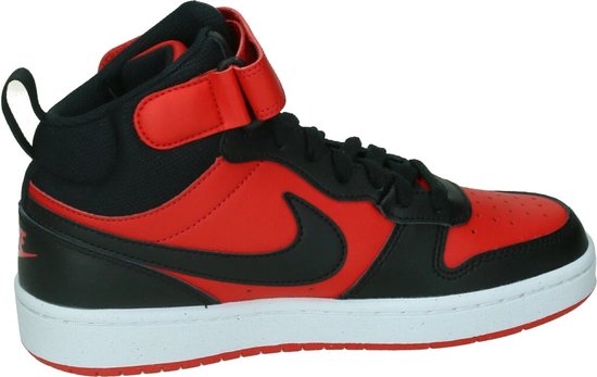 nike court borough mid 2 red and black