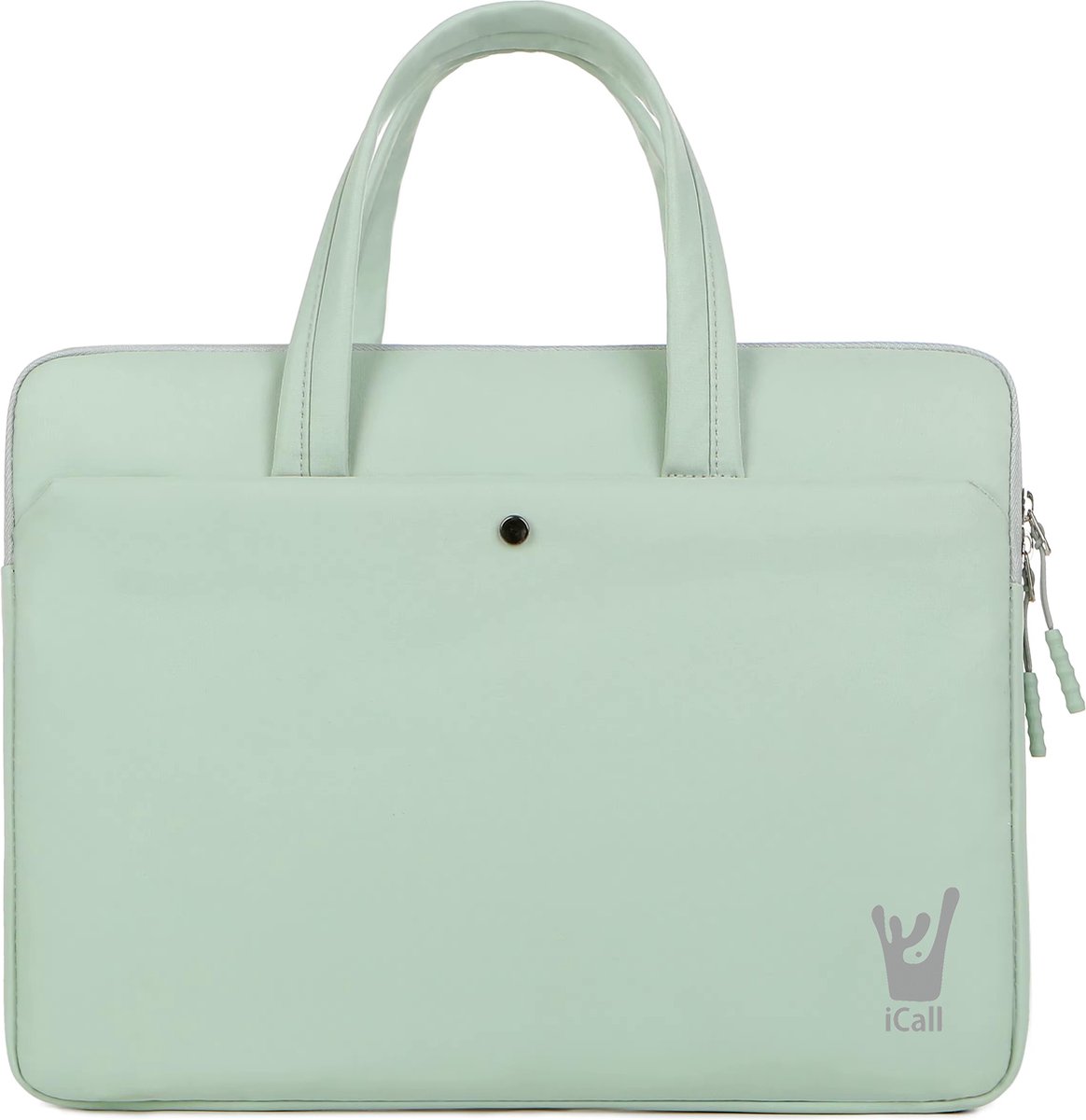 UrbanShield Laptoptas geschikt voor Macbook / Laptop tot 13 & 14 inch - Waterdicht, Stijlvol en Praktisch met Ruime Vakken - Laptop Sleeve Groen