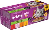 Bol.com Whiskas Kattenvoer - Adult 1+ - Tasty Mix Keuze Chef in Saus - 60x85g aanbieding
