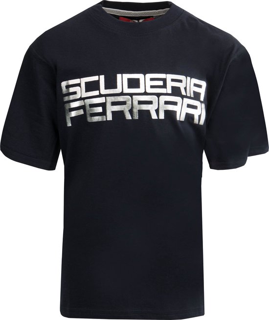 Kinder T-shirt Ferrari Jr Sf Zilver T-shirt Blauw - 98 van kinder — afbeelding 2