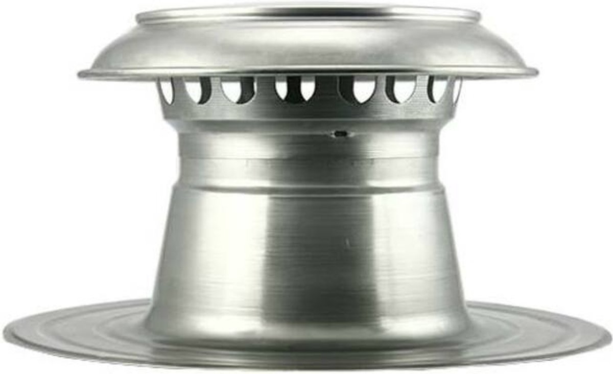 Platdakontluchting Vent-Alu 2000 dubbelwandig 200mm
